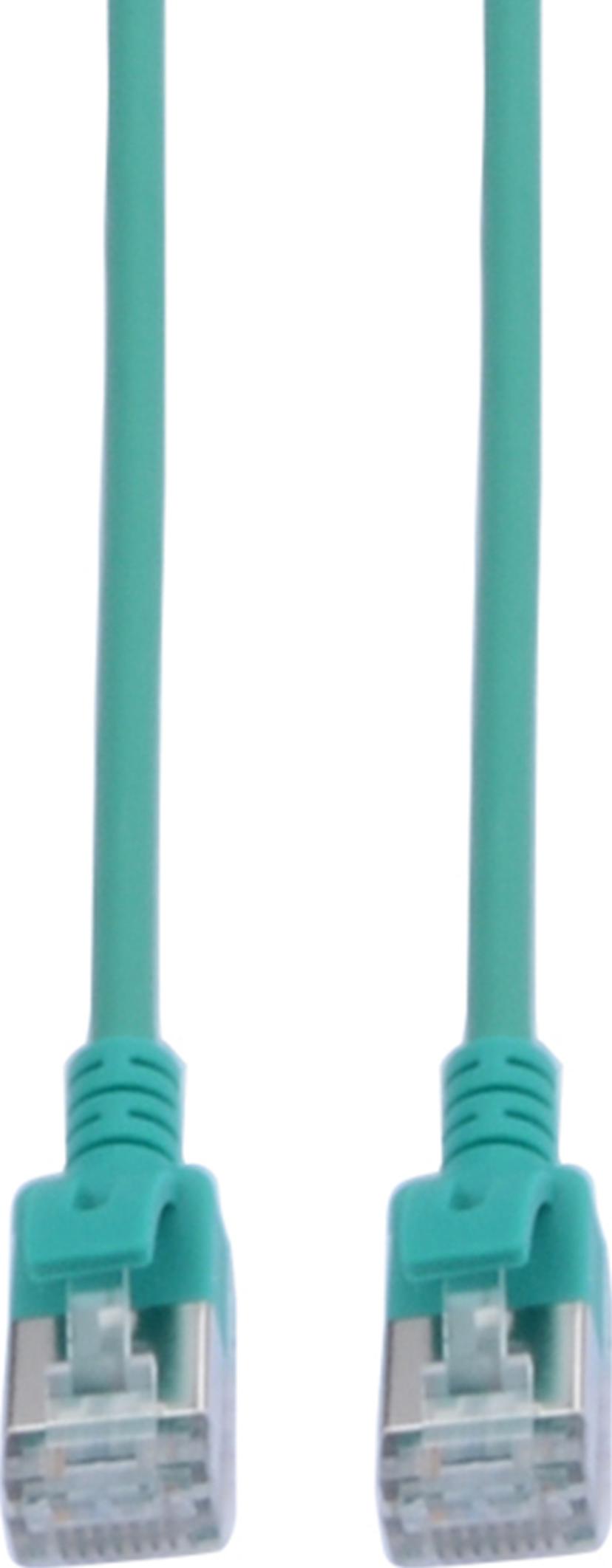 Prokord TP-Cable U/FTP CAT.6A Slim Lszh RJ45 1.0m Green RJ-45 Cat 6A 1m Groen