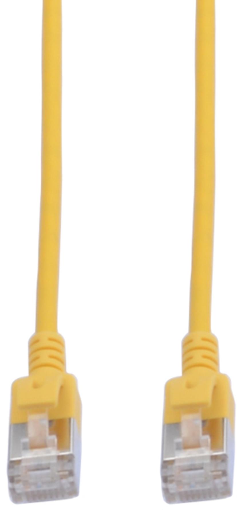 Prokord TP-Cable U/FTP CAT.6A Slim Lszh RJ45 0.5m Yellow RJ-45 Cat 6A 0.5m Keltainen