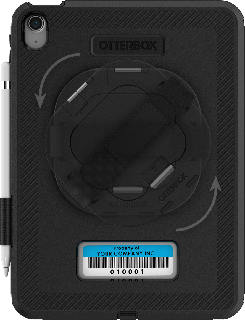 Otterbox Defender Series Kickstand With Handstrap Musta