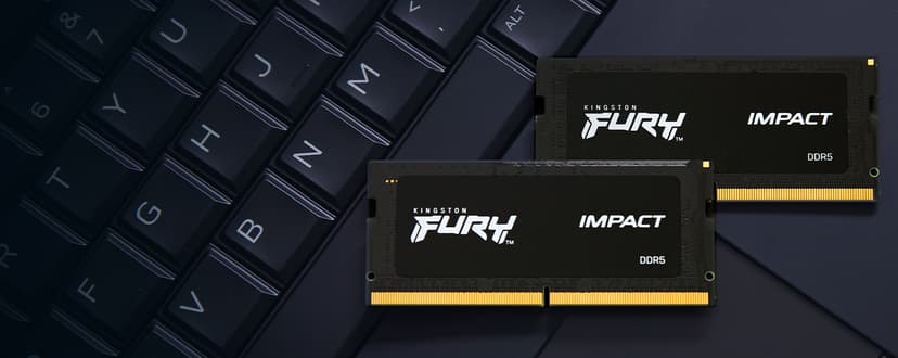 Kingston FURY Impact - (Outlet-vare klasse 1) 64GB 2800, 5600MHz DDR5 262-pin SO-DIMM