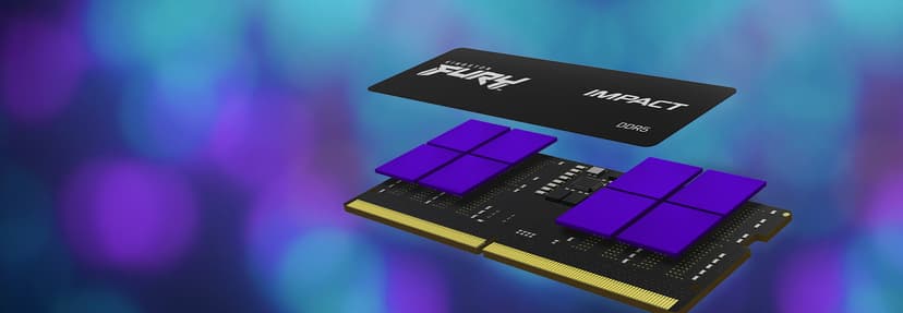 Kingston FURY Impact - (Outlet-vare klasse 1) 64GB 2800, 5600MHz DDR5 262-pin SO-DIMM