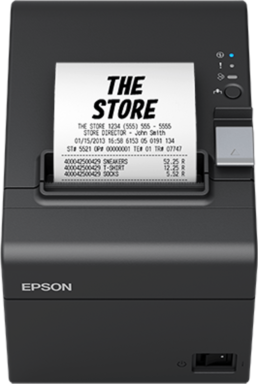 Epson Receipt Printer TM-T20III USB/Serial With Power Black - (Löytötuote luokka 2)