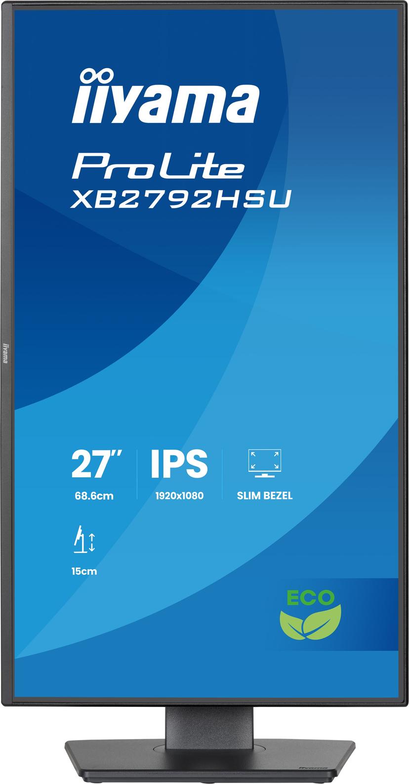 iiyama ProLite XB2792HSU-B1 27" 1920 × 1080pixels IPS 16:9 120Hz