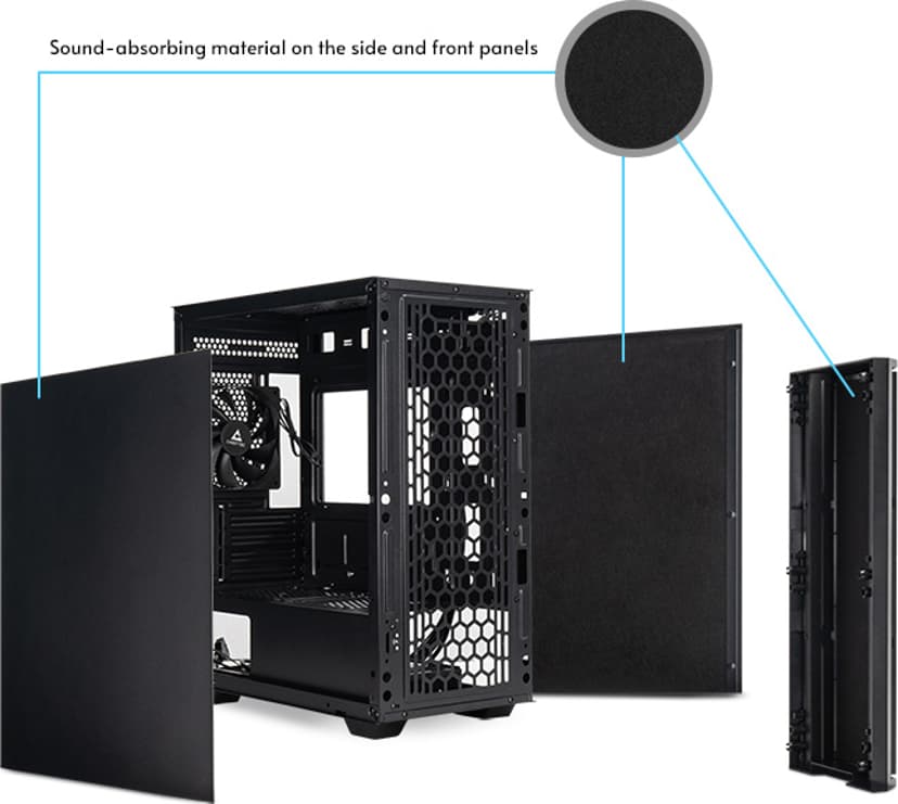 Chieftec Pro Mini Mini Tower Svart