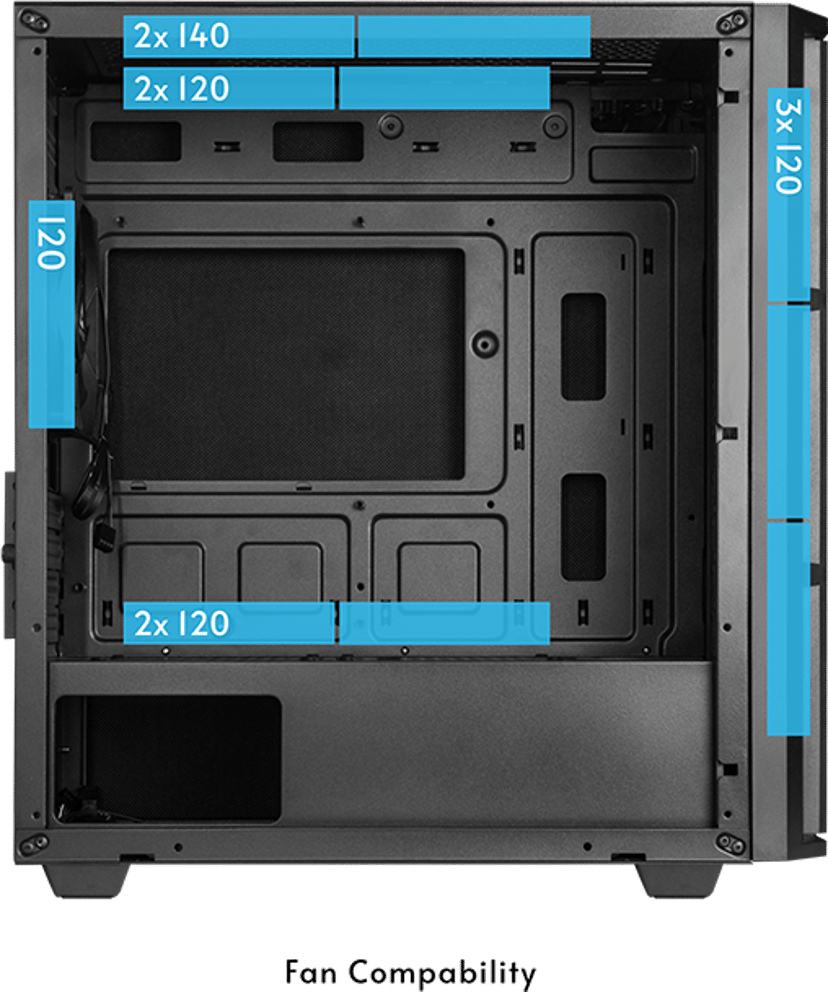 Chieftec Pro Mini Mini Tower Svart