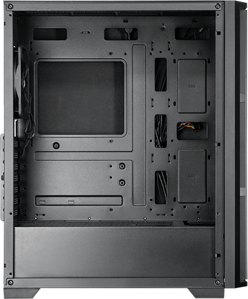 Chieftec Pro MIDI Midi Tower Svart