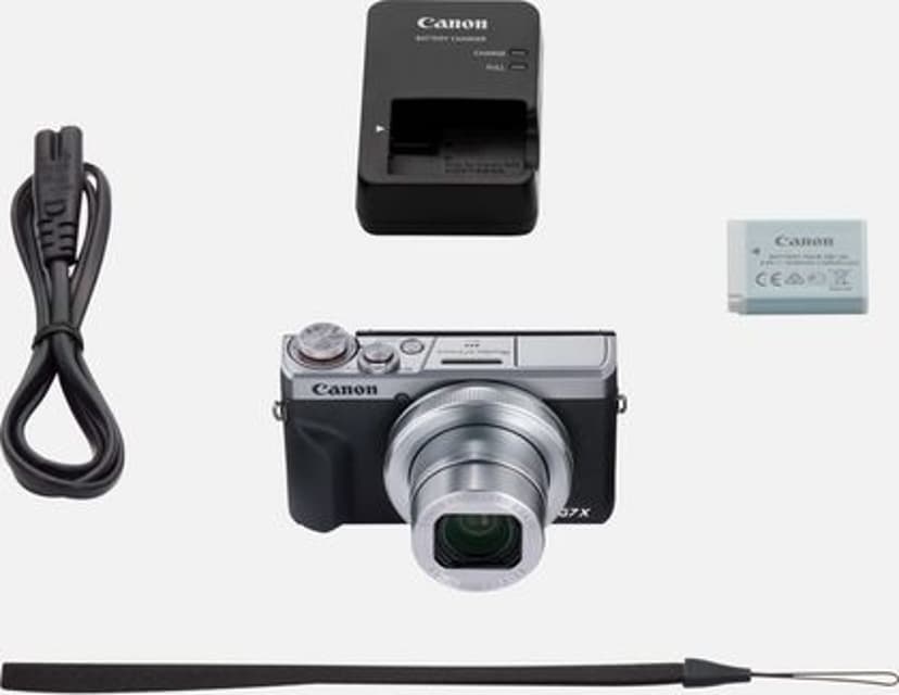 Canon Powershot G7x Mark Iii Silver - (Löytötuote luokka 1)