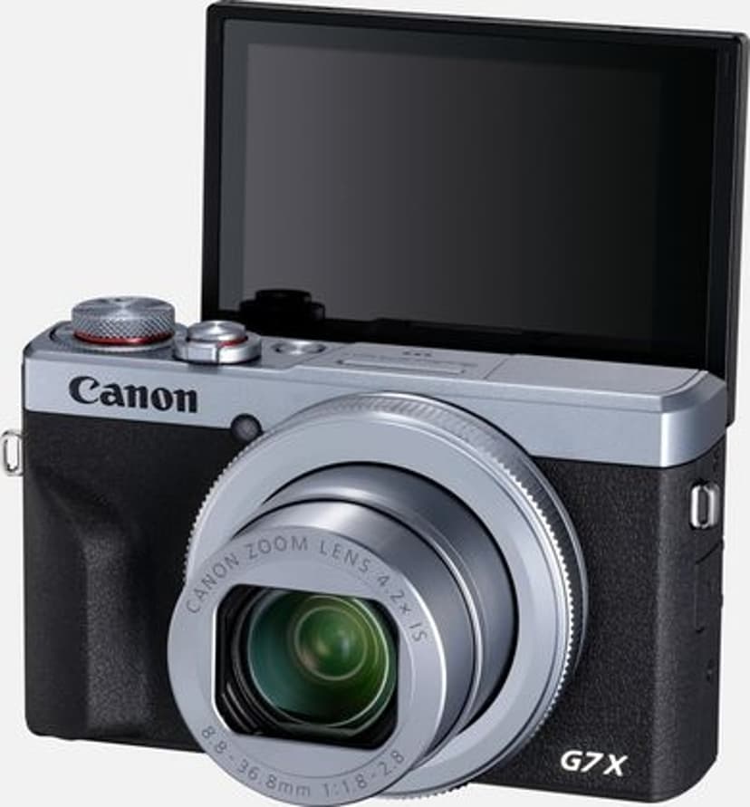 Canon Powershot G7x Mark Iii Silver - (Kuppvare klasse 1)