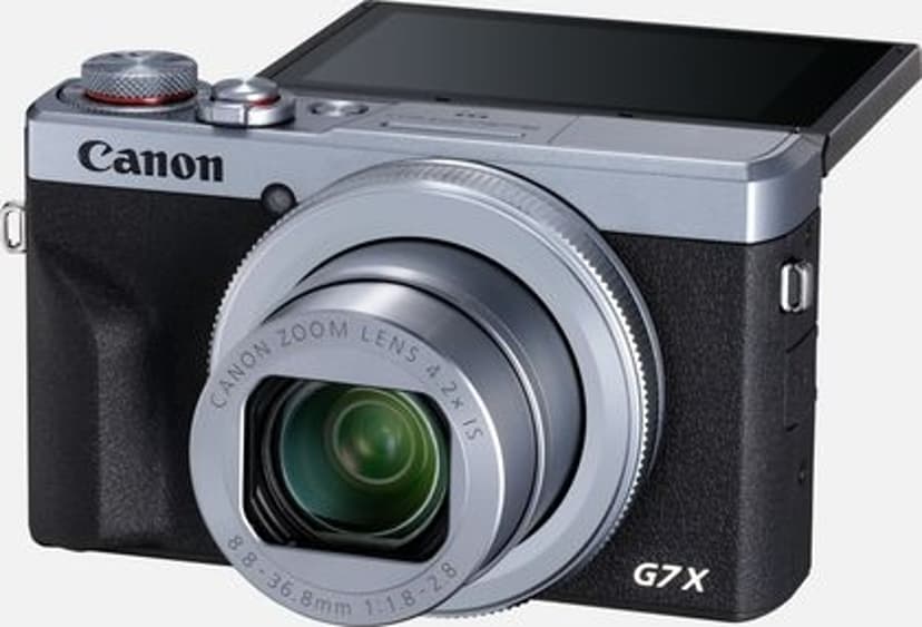 Canon Powershot G7x Mark Iii Silver - (Fyndvara klass 1)