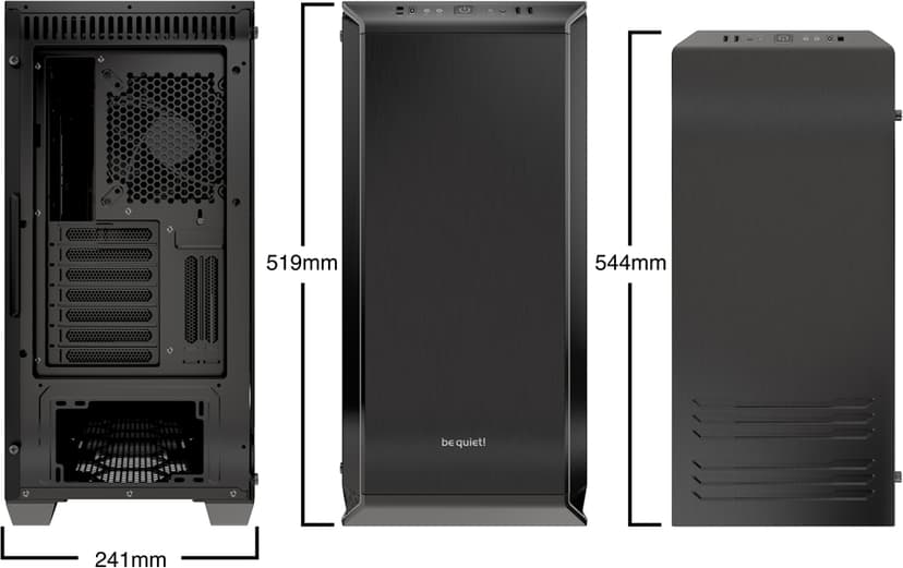 be quiet! Dark Base 700 Midi Tower Sort