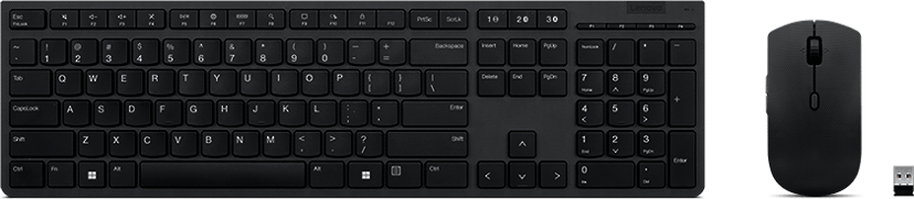 Lenovo 4X31K03975 keyboard Mouse included RF Wireless + Bluetooth Nordic Grey - (Fyndvara klass 1) Trådlös Nordisk