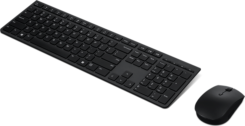 Lenovo 4X31K03975 keyboard Mouse included RF Wireless + Bluetooth Nordic Grey - (Fyndvara klass 1) Trådlös Nordisk