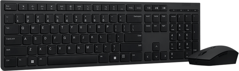 Lenovo 4X31K03975 keyboard Mouse included RF Wireless + Bluetooth Nordic Grey - (Fyndvara klass 1) Trådlös Nordisk