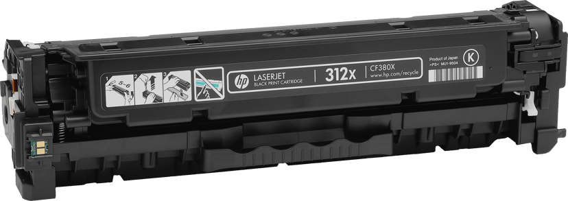 HP Toner Svart 312X 4.4K - CF380X