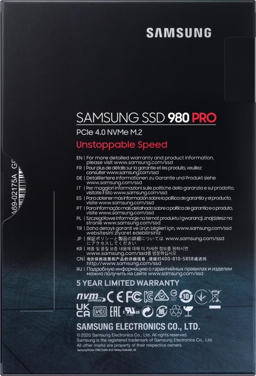 Samsung 980 Pro M.2 PCIe 4.0