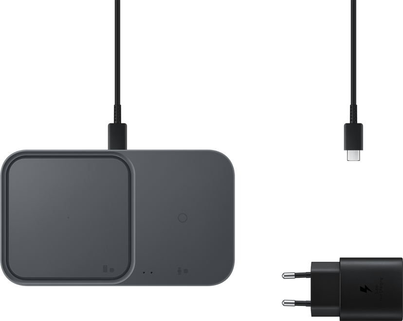 Samsung EP-PS5400 Super Fast Wireless Charger Duo 15 watt Grå