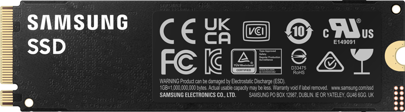 Samsung 990 PRO 1TB SSD M.2 PCIe 4.0