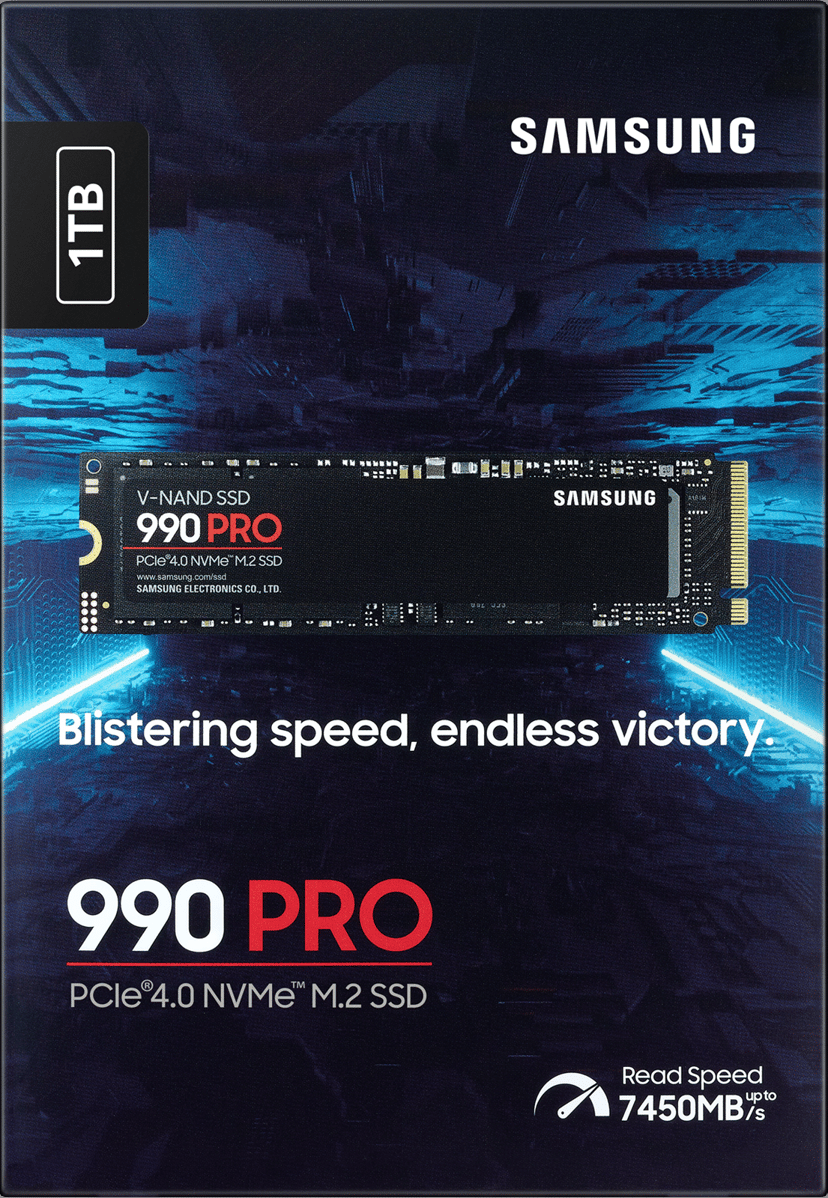 Samsung 990 PRO 1TB SSD M.2 PCIe 4.0