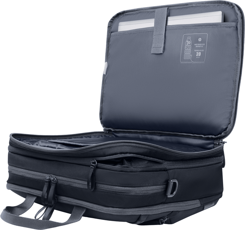 HP Travel Plus Laptop Bag 14" 14.1" Polyester Blå, Grafit