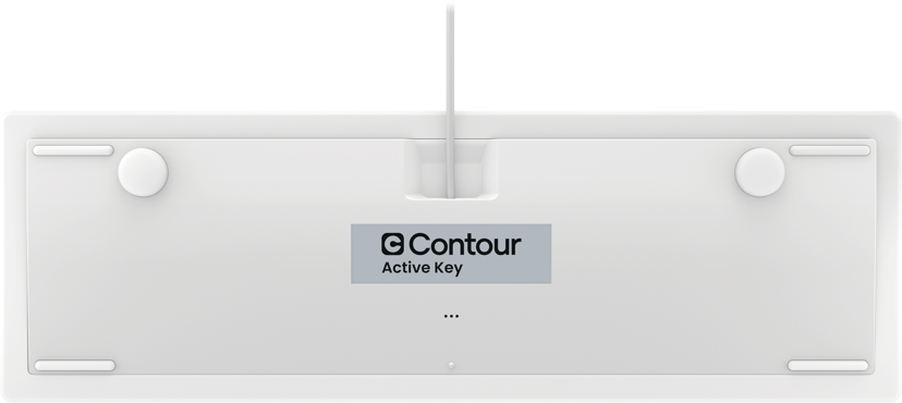 Contour Design Active Key QuickClean Medical IP68 Kabel Nordisk Tangentbord