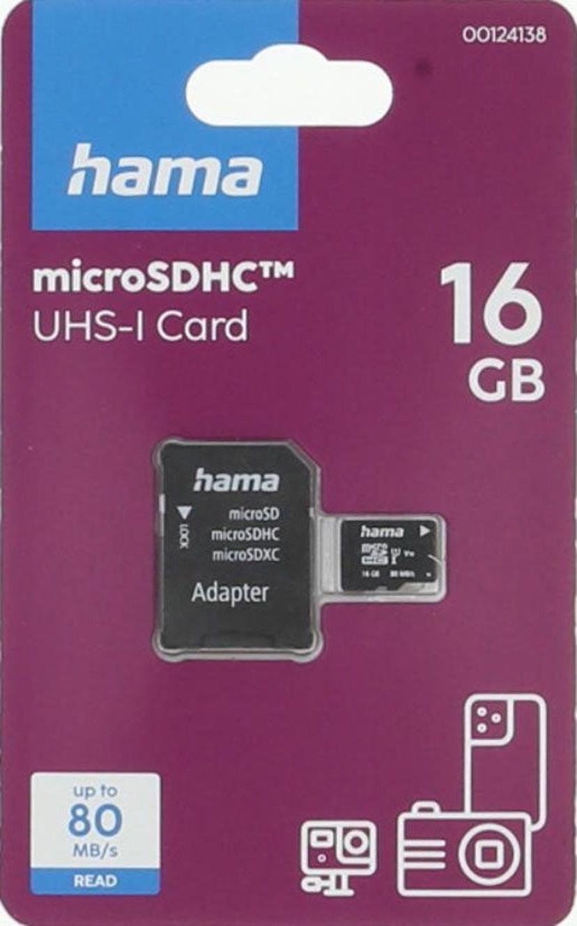 Hama MemoryCard 16GB MicroSDHC UHS-I
