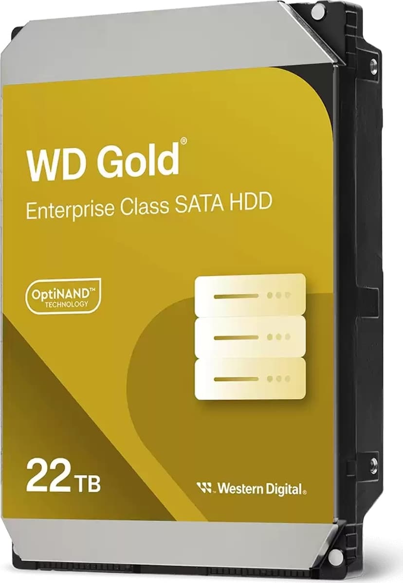 WD Gold Enterprise 22TB 3.5" 7200r/min SATA 6.0 Gbit/s HDD