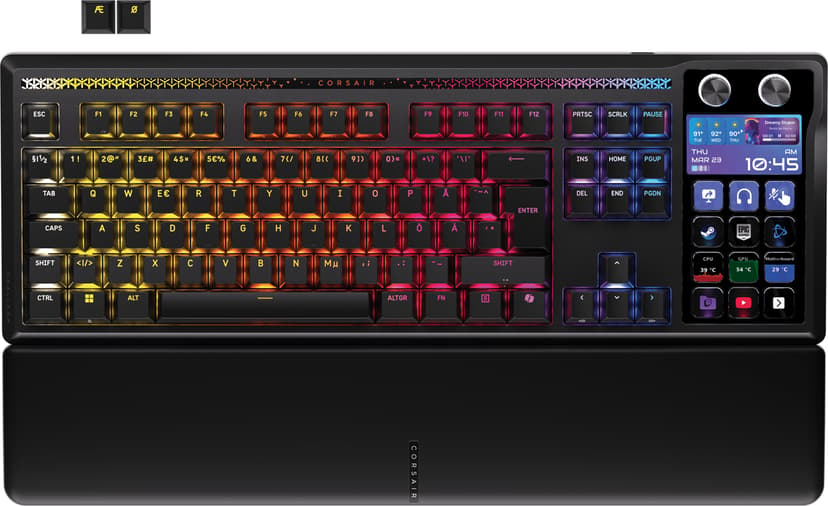 Corsair Gaming Galleon 100 SD RGB Langallinen Corsair MLX Pulse Pohjoismainen Näppäimistö