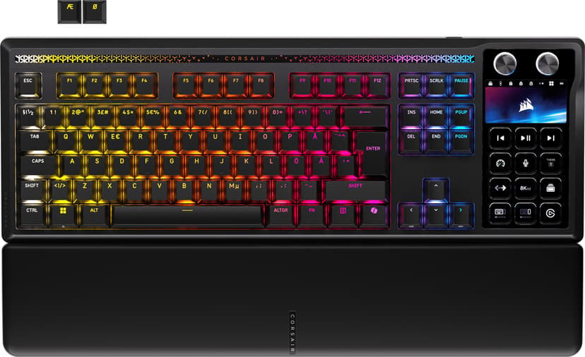 Corsair Gaming Galleon 100 SD RGB Kabel Corsair MLX Pulse Nordisk Tangentbord