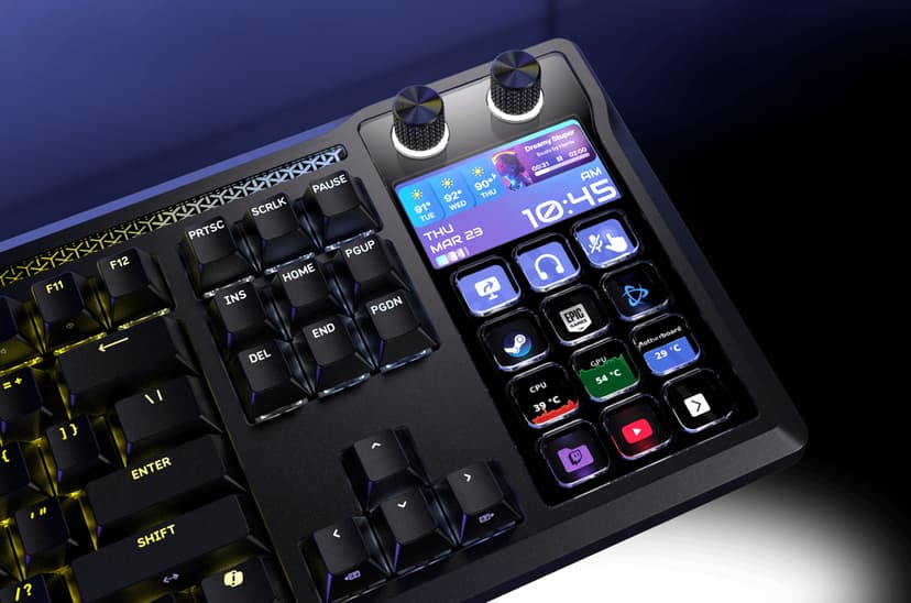 Corsair Gaming Galleon 100 SD RGB Kabel Corsair MLX Pulse Nordisk Tangentbord