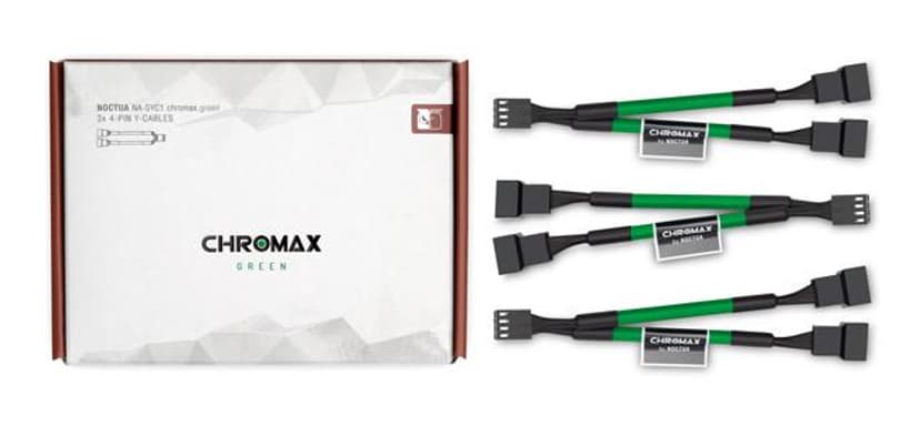 Noctua Na-Syc1 Chromax Y-Cable 4-Pin 11.5cm Green