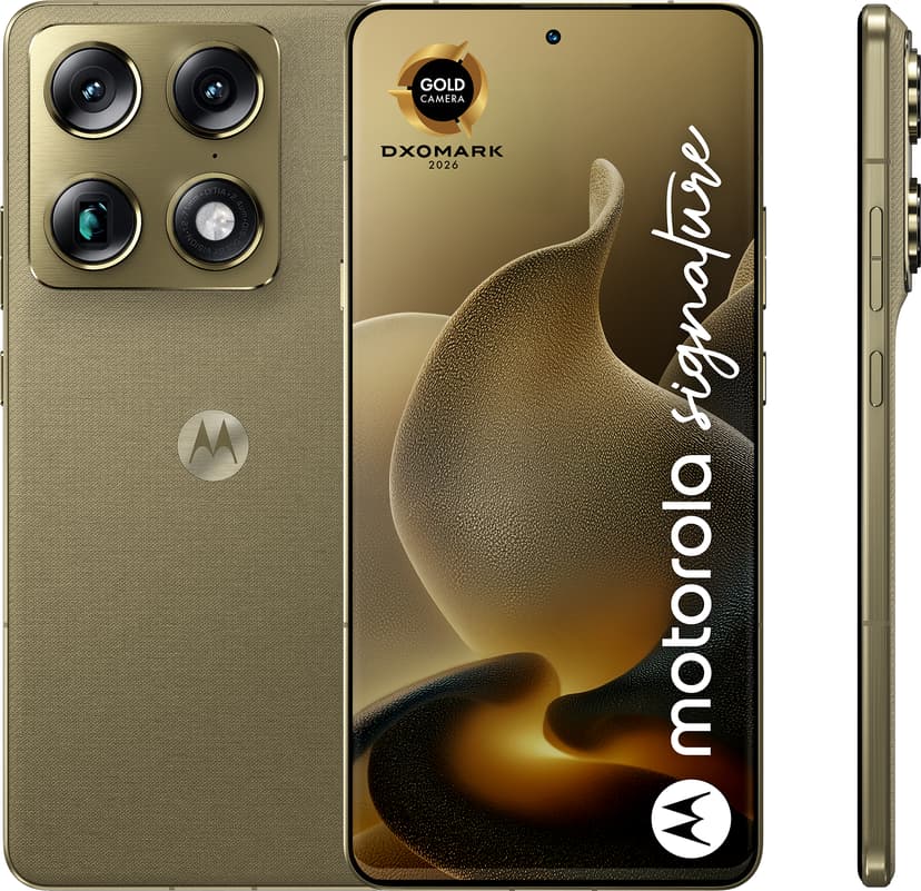 Motorola signature 512GB Oliven