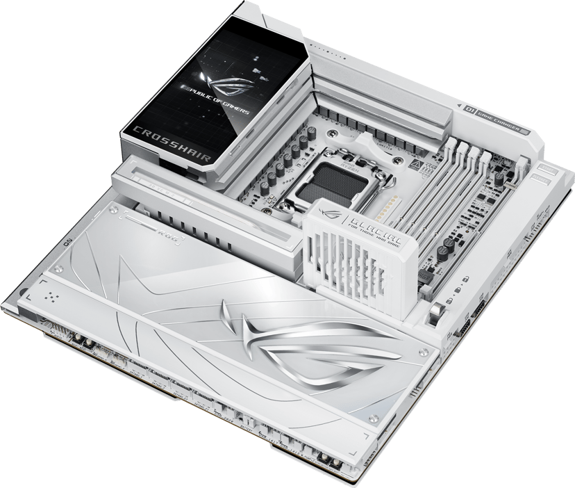 ASUS ROG Crosshair X870E Glacial AM5 E-ATX Bundkort