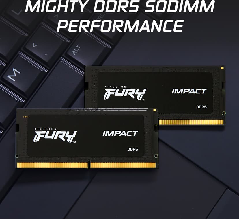 Kingston FURY Impact - (Löytötuote luokka 1) 32GB 2800, 5600MHz DDR5 262-pin SO-DIMM