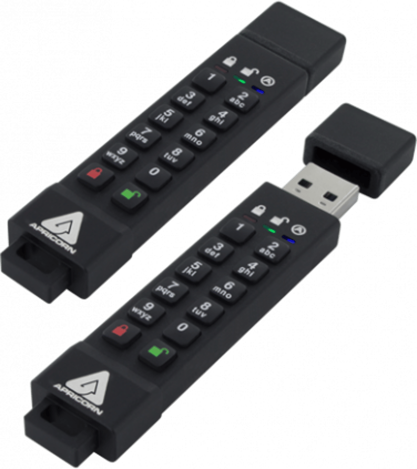 Apricorn Aegis Secure Key 3z 16GB USB-A Zwart