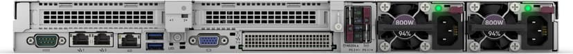 HPE ProLiant DL320 Gen11 4510 12c 1P 2x32GB-R 8SFF MR408i-o 2x480GB SATA SSD 2x1000W PS EU server 960 GB Stativ (1U) Intel® Xeon Silver 2,4 GHz 64 GB DDR5-SDRAM 1000 W