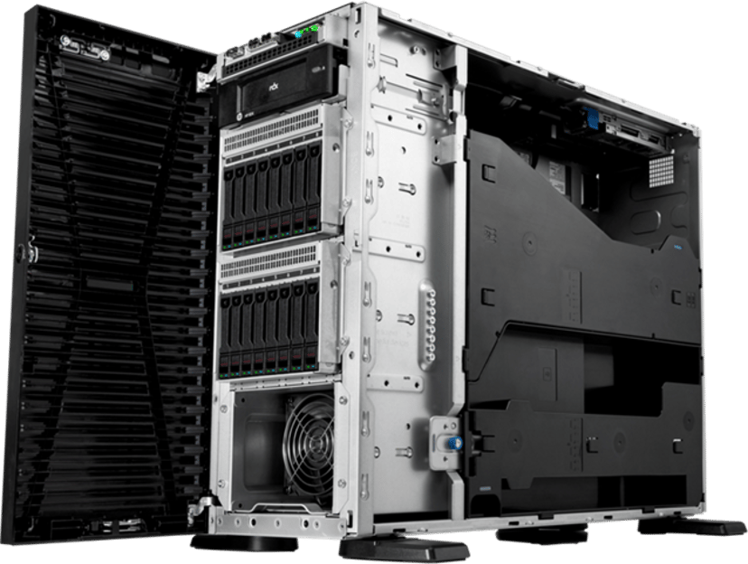 HPE ProLiant ML110 Gen11 5416S 2.0GHz 16c 1P 2x32GB‑R 8SFF MR408i‑o 2x960GB SSD 2x1000W PS EU server 1,92 TB Tower (4,5U) Intel® Xeon® Gold 2 GHz 64 GB DDR5-SDRAM 1000 W