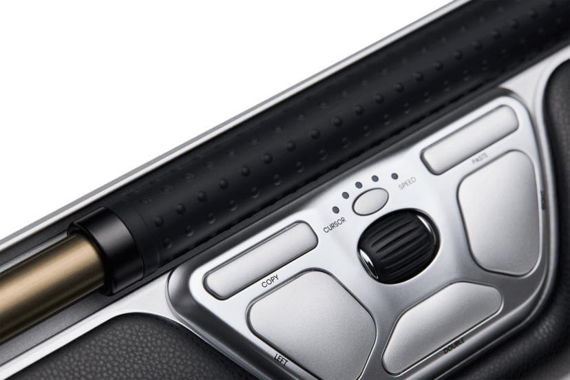 Contour Design Rollermouse Red Plus Wireless RF Wireless + Bluetooth + USB-A Rullstav Svart, Silver