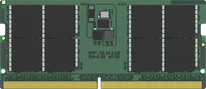 Kingston Technology KCP556SD8-32 RAM-minnen 32 GB 1 x 32 GB DDR5 5600 MT/s - (Löytötuote luokka 2) 32GB 5600MHz DDR5 262-pin SO-DIMM