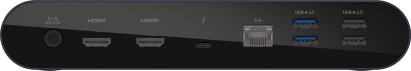 Belkin Thunderbolt 4 Dock Pro Wired Black - (Löytötuote luokka 2) Thunderbolt 4