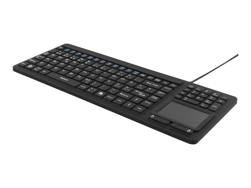 Deltaco Silicone Ip68 Keyboard & Touchpad Ledningsført Nordisk