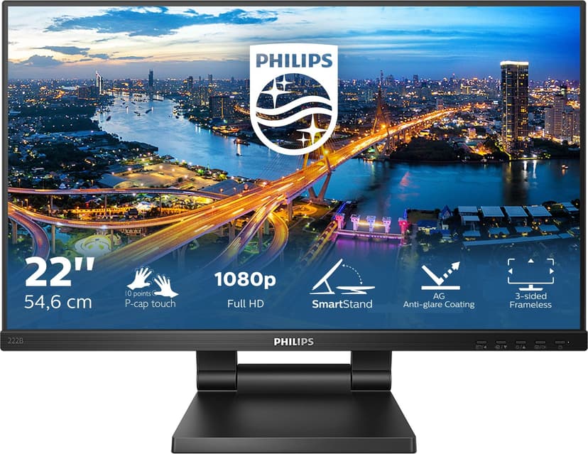 Philips B-Line 222B1FC - (Fyndvara klass 3) 21.5" 1920 × 1080pixels IPS 16:9 75Hz