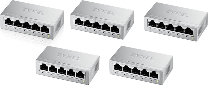 Zyxel GS-105B V5 5-port Gigabit-switch 5-pak
