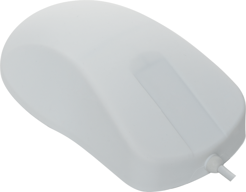 Contour Design Active Key ClassicClean Medical IP68 Sensor Scroll USB-A Mus Hvit