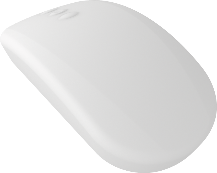 Contour Design Active Key QuickClean Medical IP68 Scroll Buttons RF kabel-fri Mus Hvit