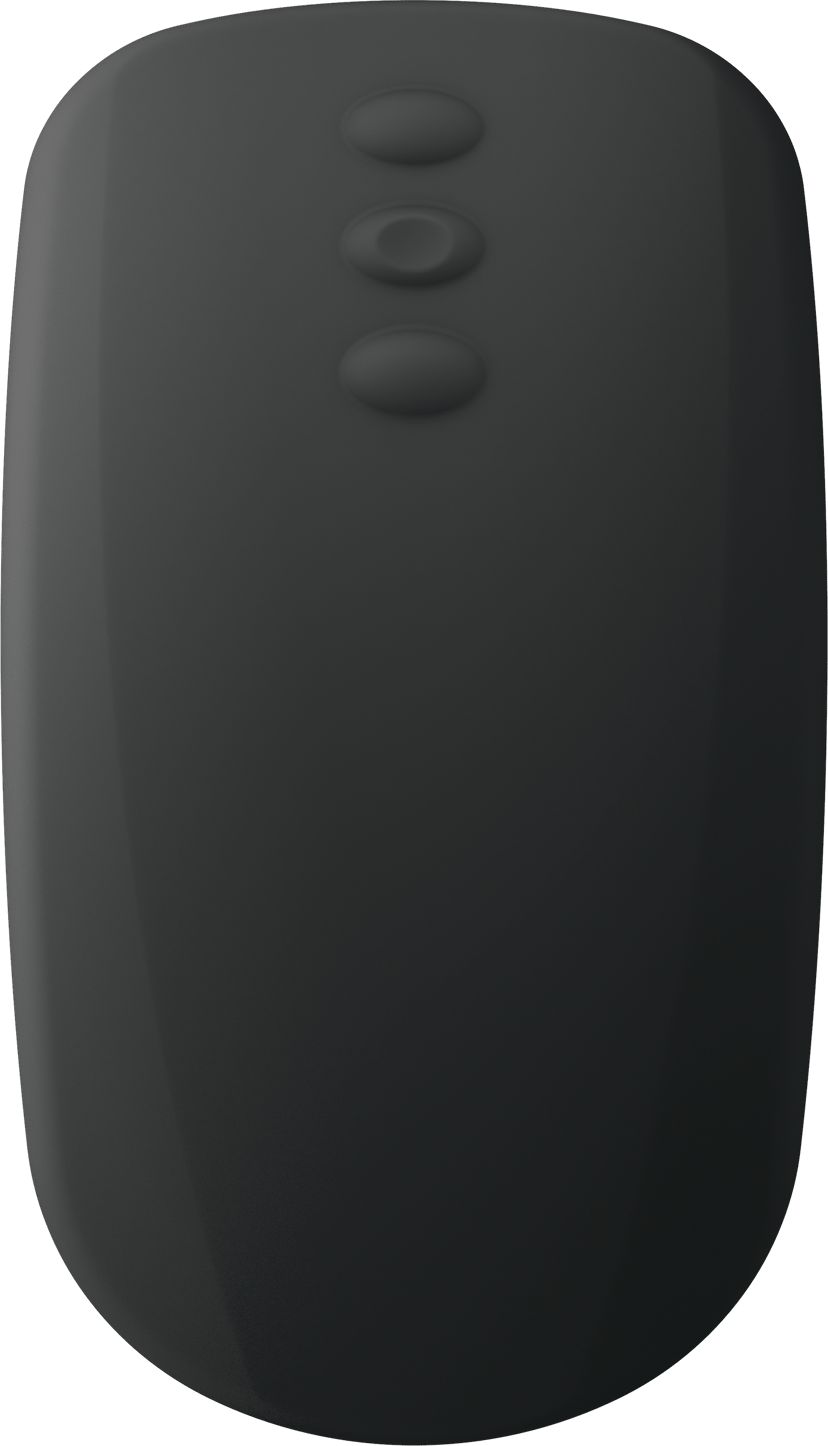 Contour Design Active Key QuickClean Medical IP68 Scroll Buttons RF trådløst Mus Sort
