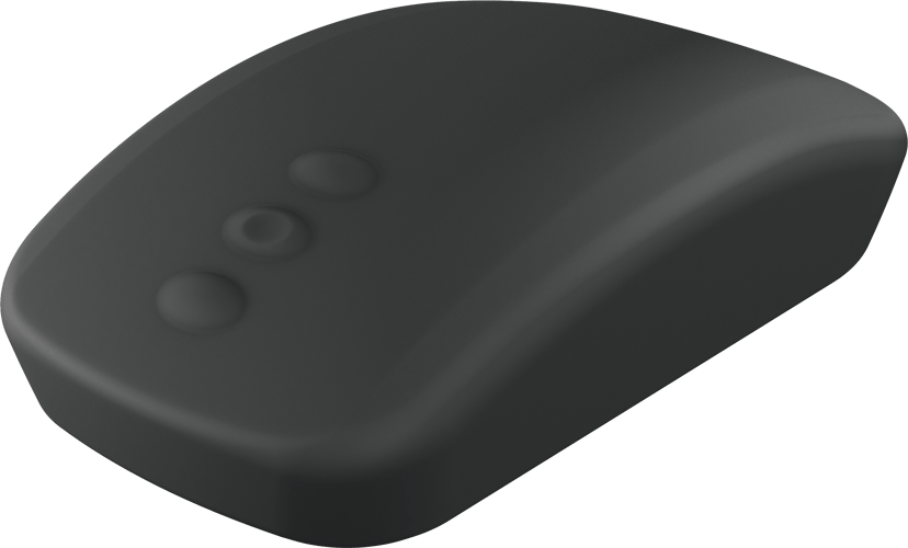 Contour Design Active Key QuickClean Medical IP68 Scroll Buttons RF kabel-fri Mus Svart