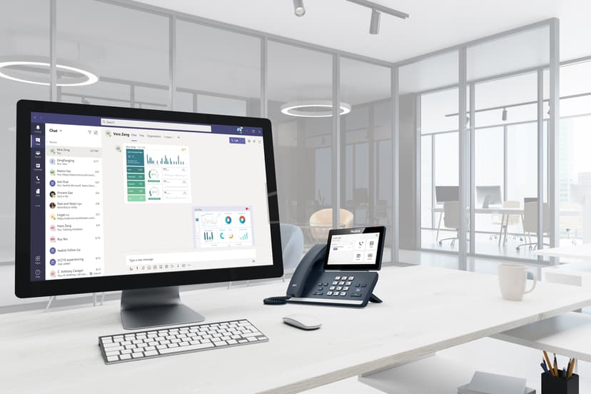 Yealink MP58 Microsoft Teams Edition IP-telefoner Grå LCD Wi-Fi