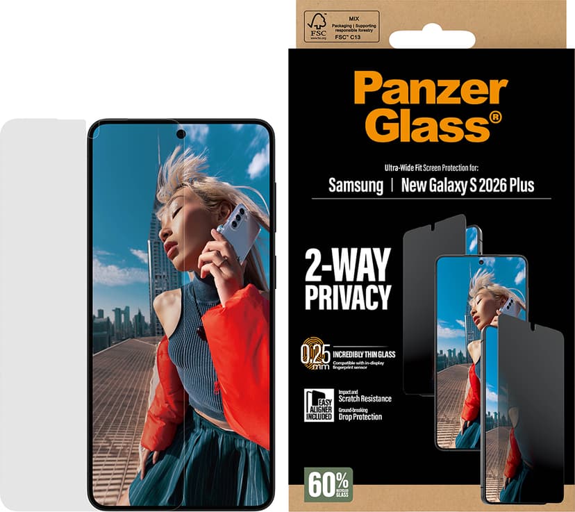 Panzerglass Ultra-Wide Fit Privacy Samsung Galaxy S26+