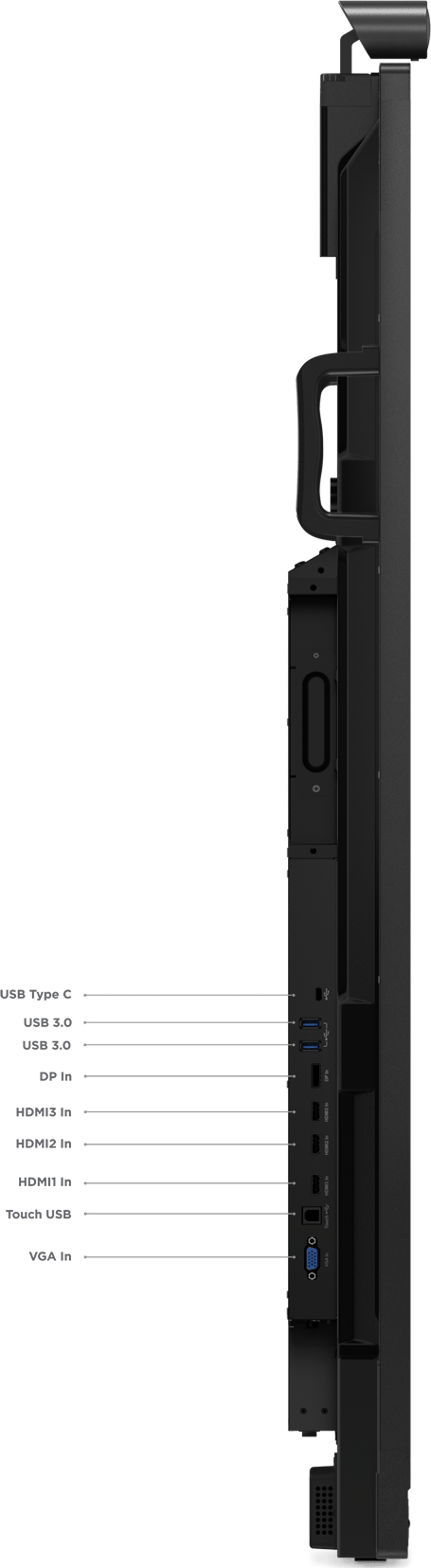 Lenovo ThinkVision T75 LED display 75" 3840 × 2160pixels IPS 16:9 60Hz