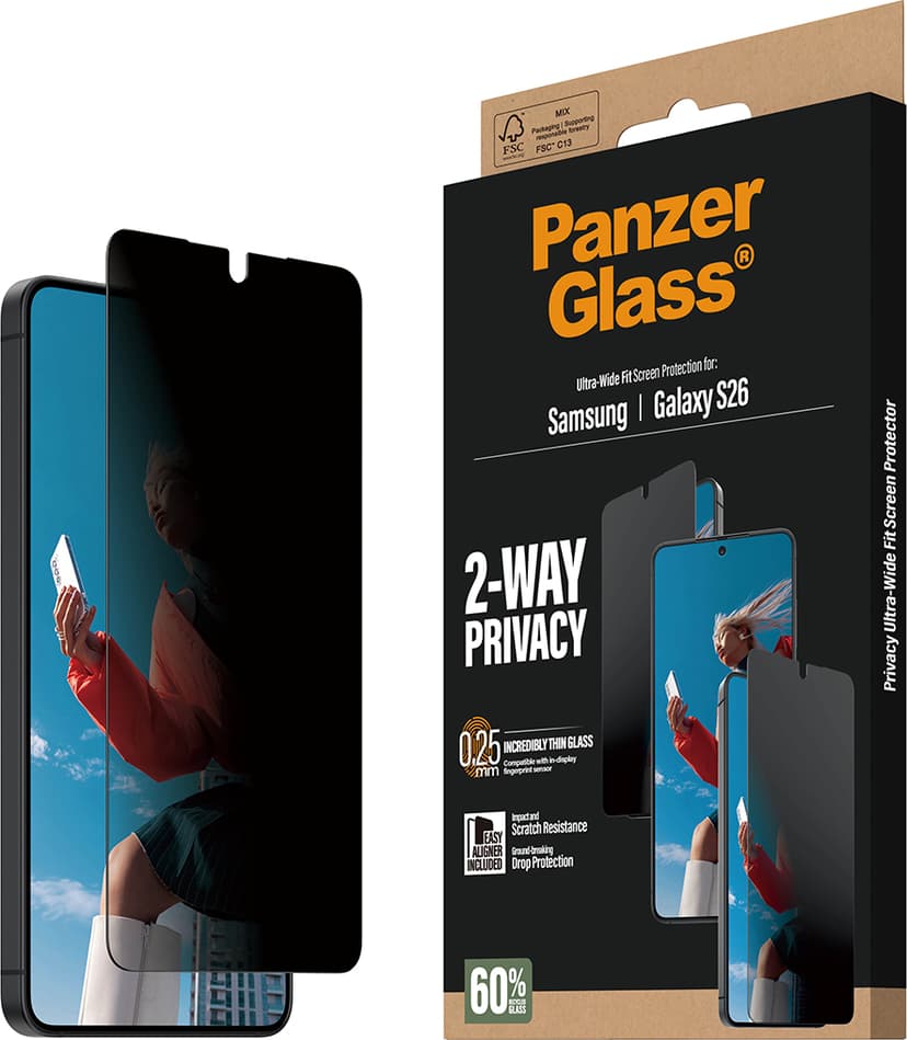 Panzerglass Ultra-Wide Fit Privacy Samsung Galaxy S26